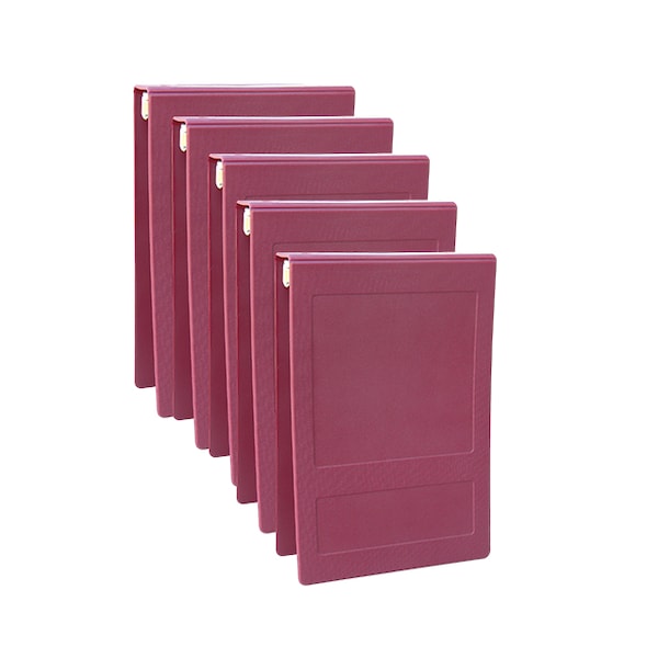 Omnimed 1 Inch Top Open 3 Ring Binder In Burgundy, PK5 205003-BU5 - main